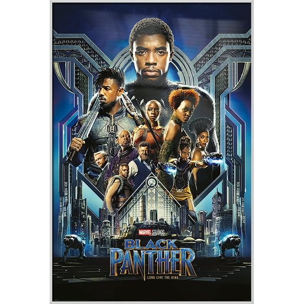 MARVEL SUPERHERO BLACK PANTHER MOVIE POSTER PICTURE PRINT Sizes A5 to A0 **NEW** 